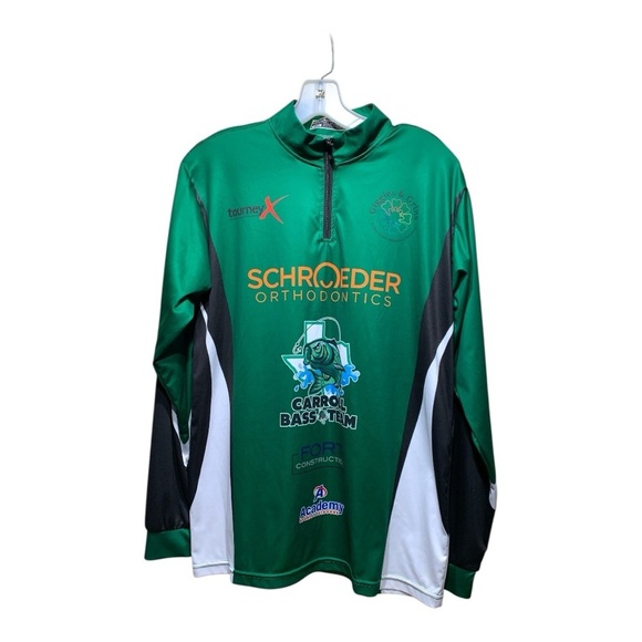 Atomic Industries Carrol Bass Team Pro Fishing Jersey (Sponsored) Sz Small - Picture 1 of 8